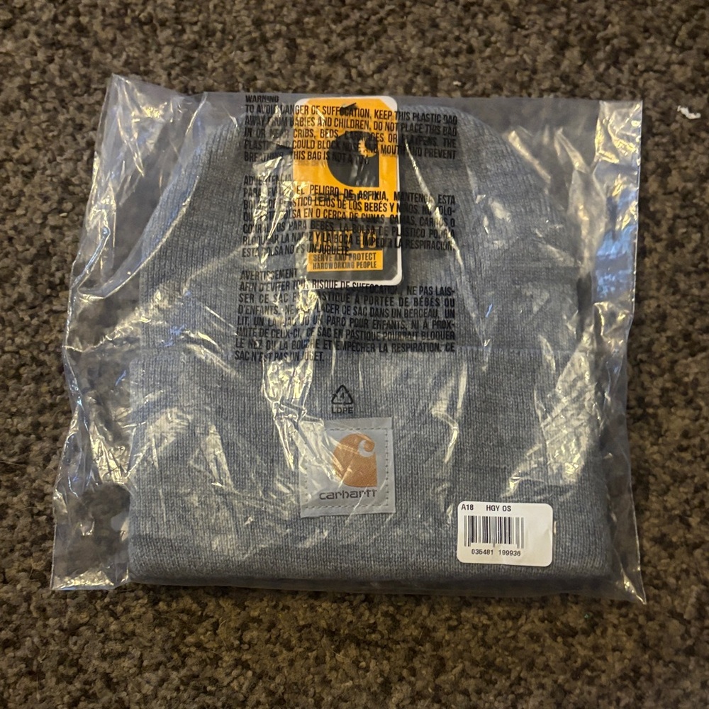 Carhartt Heather Gray Knit Hat